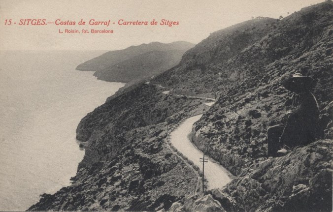 Resultado de imagen de carretera de las Costas de Garraf, años 70
